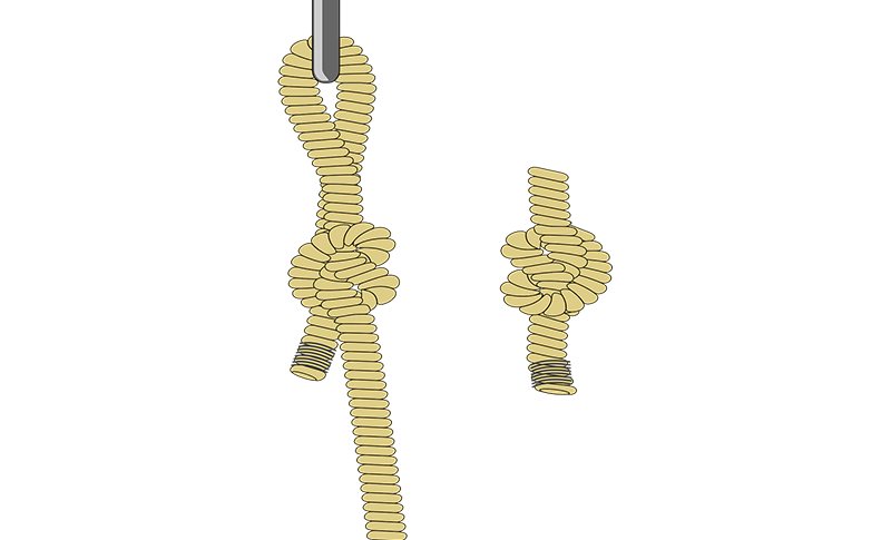 how do knots form